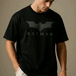 Men Solid Round Neck Cotton Blend Black T-Shirt