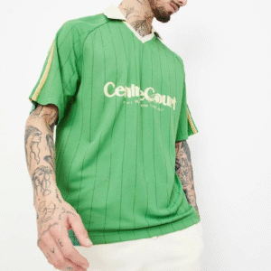 Men Striped Sports Polo T-shirt