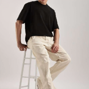 H&M Men’s Loose Fit Washed-look T-shirt