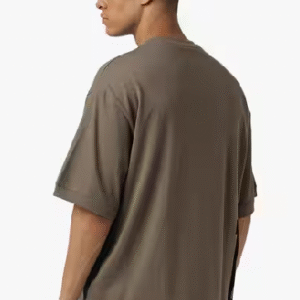 ARMANI EXCHANGE Oversized Fit T-Shirt with Flocked Logo For Men