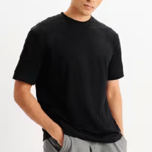 Clean Lines Regular + Fit Black T-shirt