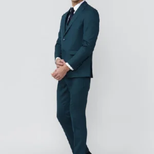Men’s Contemporary Fit Checkered Suit