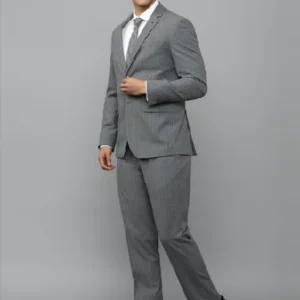 Men’s Slim-Fit Single-Breasted Two-Piece Formal Suit