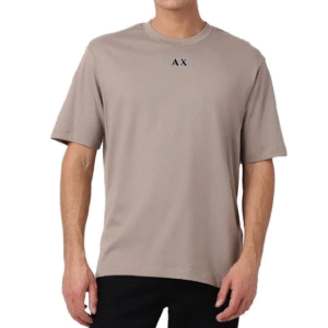ARMANI EXCHANGE Men Loose Fit Crew-Neck Cotton T-Shirt