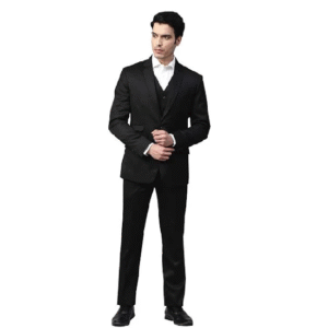 Men’s Solid Contemporary Fit Suit
