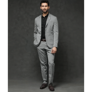CLASSIC TEXTURED GREY SUIT