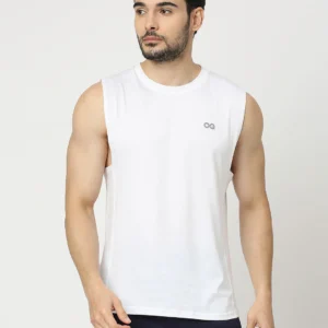 Men's Sports Vest White